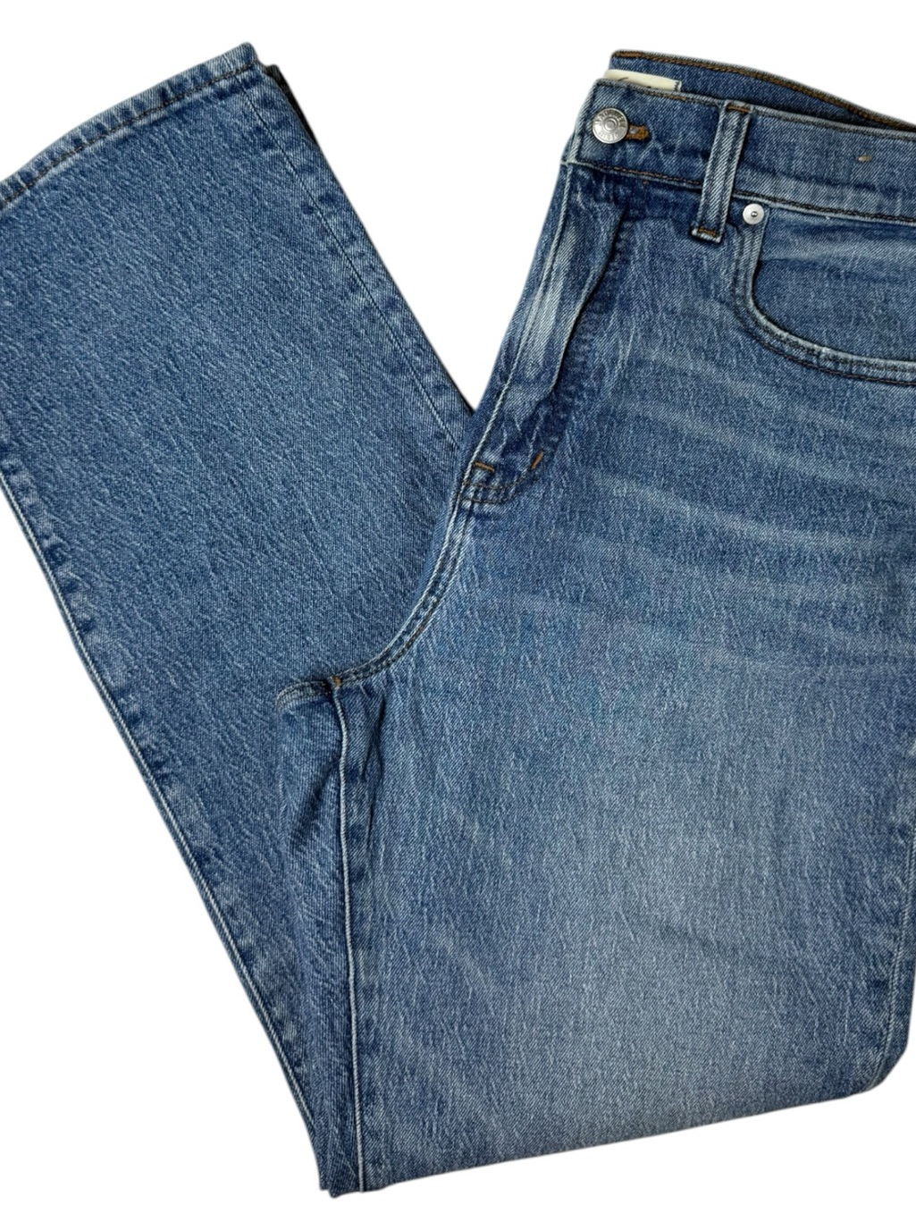 Madewell 90s Straight Jeans Size 30 High Rise Blue Denim — image 3 of 8